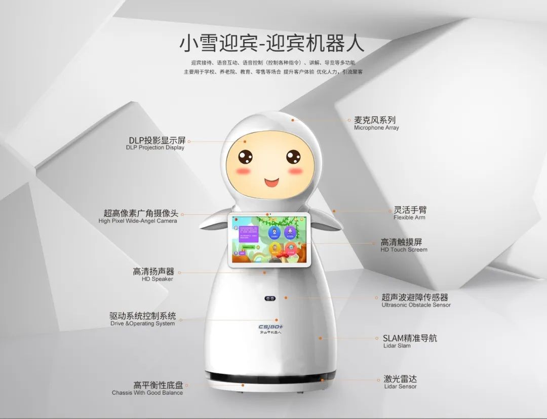 產(chǎn)品介紹—小雪迎賓機(jī)器人